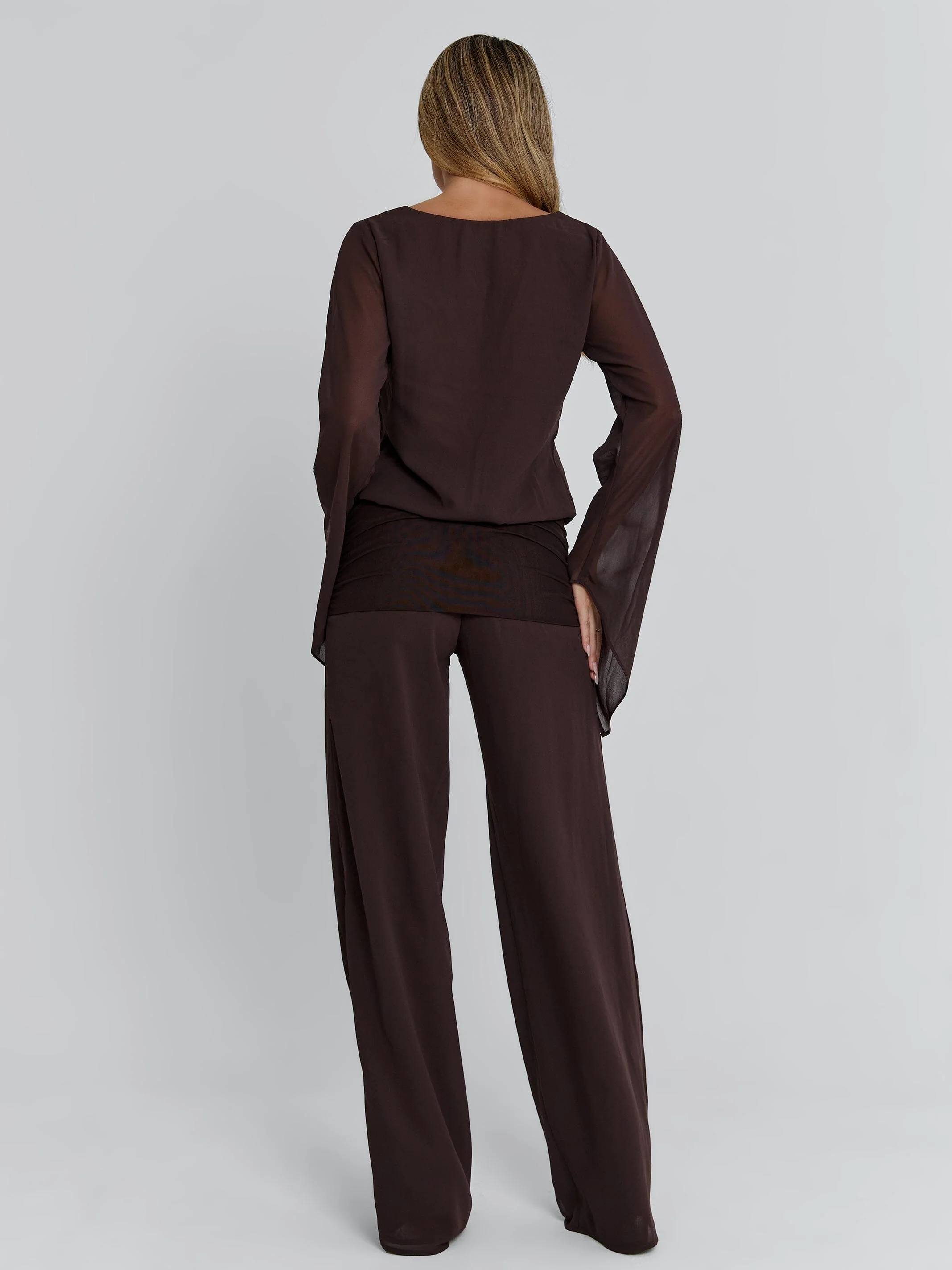 LENNA PANT CHOCOLATE - Image 6