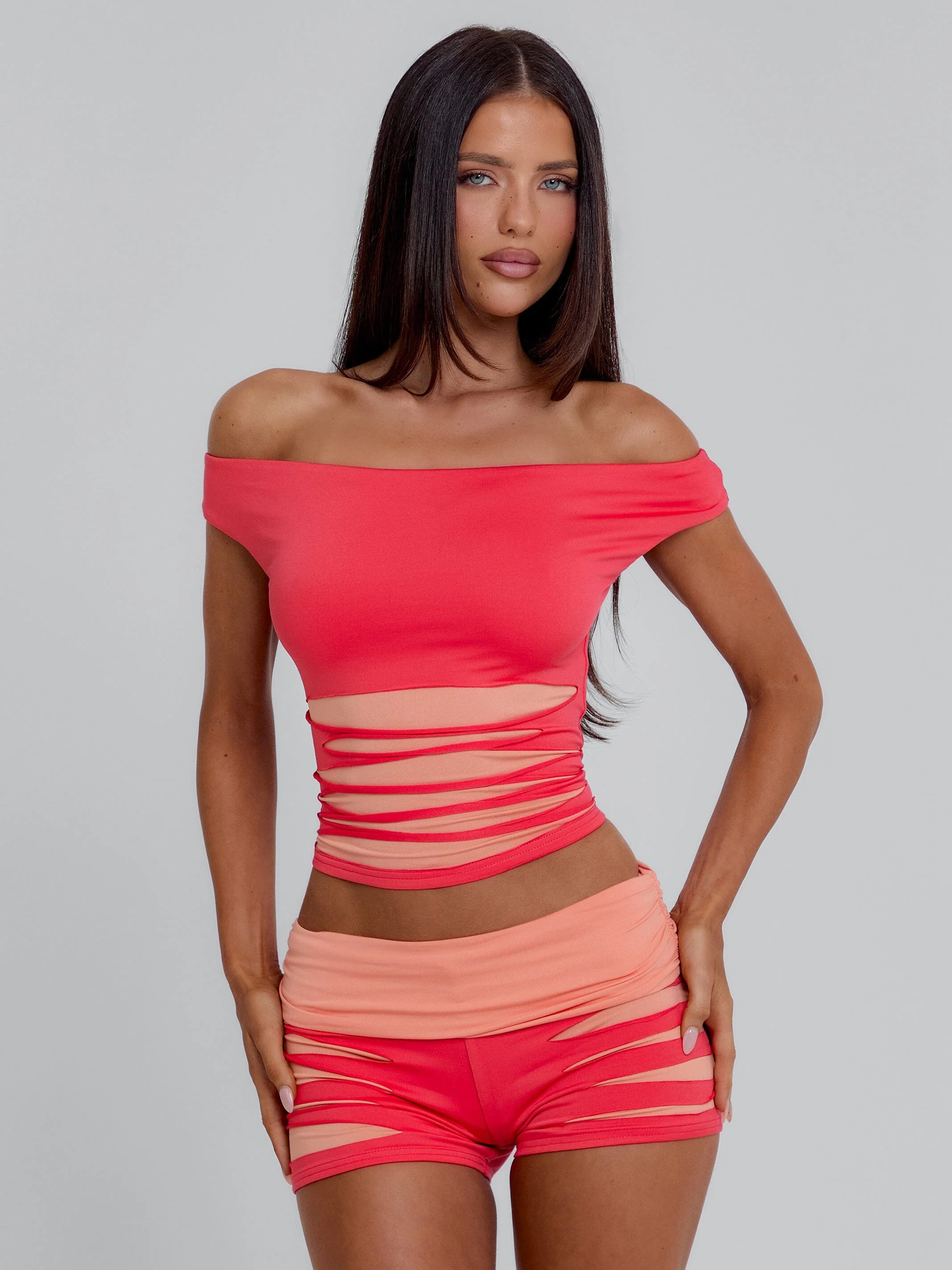 SHERRY SHORTS ORANGE