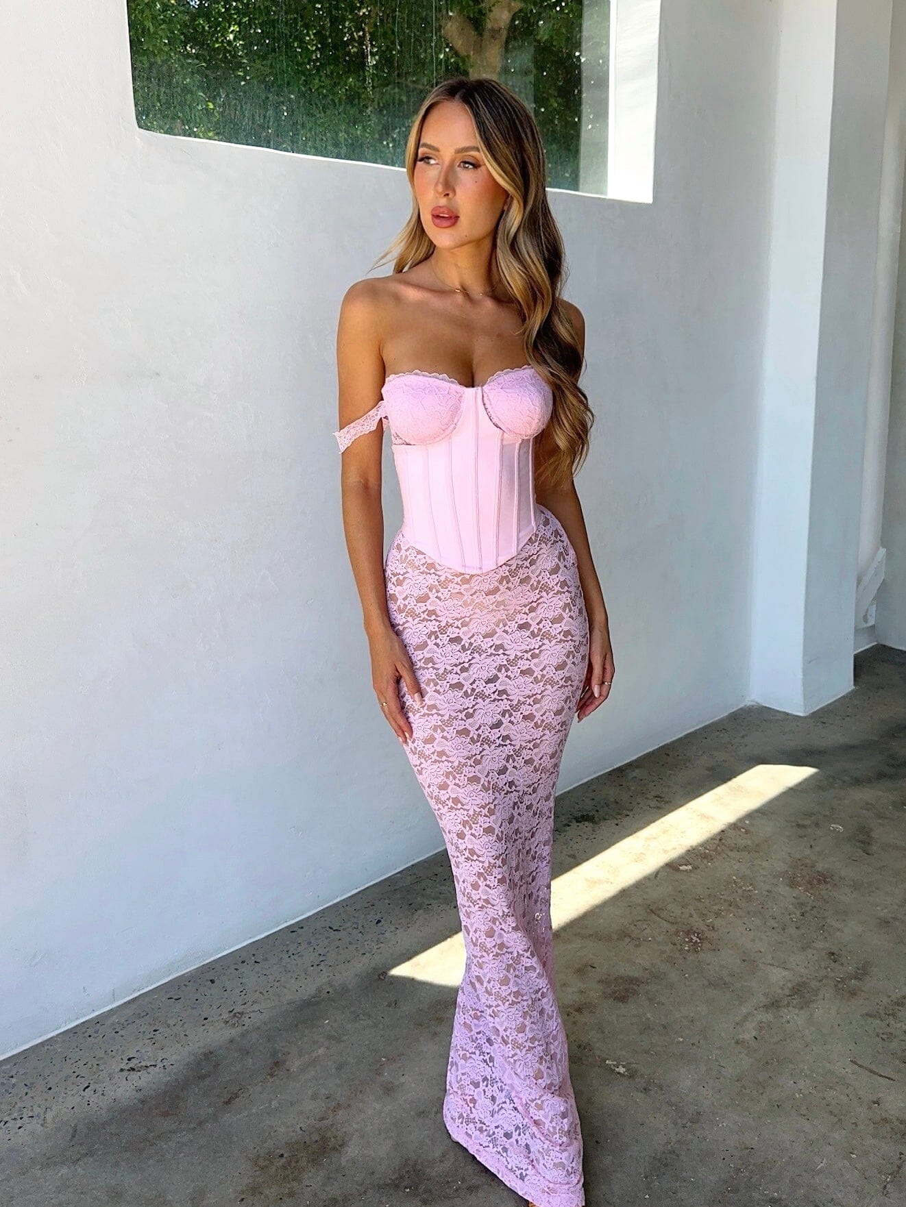 ZANA MAXI DRESS PINK - Image 4